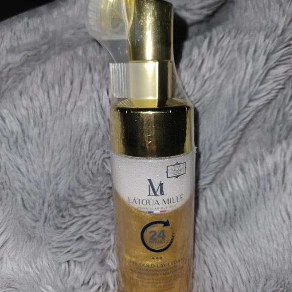 Brand New Sealed LaToua M 24K Gold Lava Foam - Picture 3 of 4